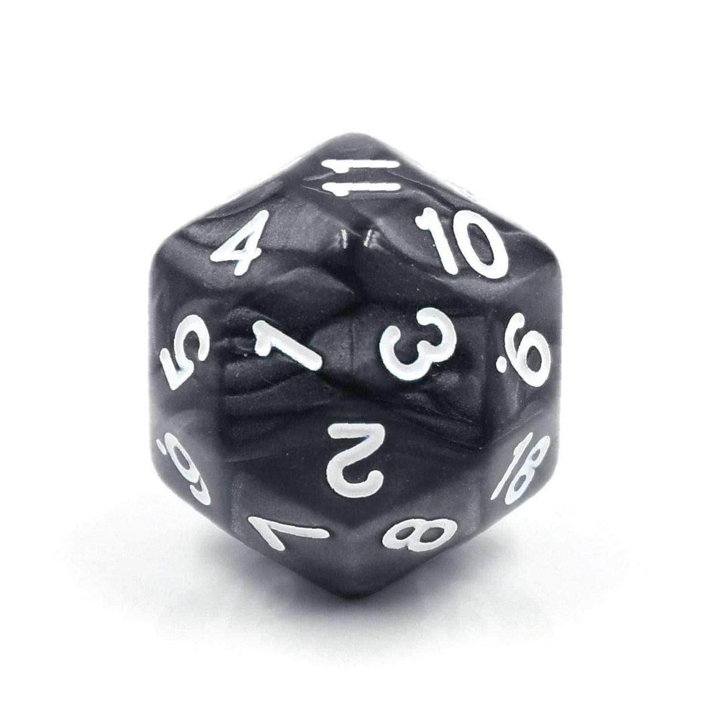 D30 Black Pearl Single Die 30 Sided/s by HDdice / HengDadice - 