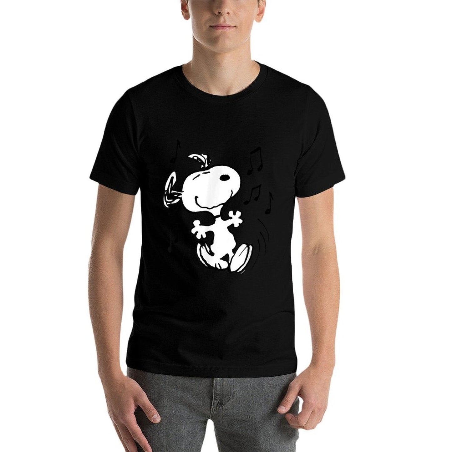 Peanuts - Snoopy Dancing  Slim-fit Cut T-Shirt