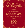 Dungeons and Dragons Divine Chambers Dungeon Maps for Game Masters Vol 1: 100 Unique Temple Maps and Stories for TTRPGs
