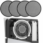 4PCS Dust Filter Kit for PS5 Slim | Heatsink Fan Vent Covers with Cooling Mesh
