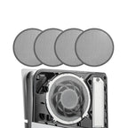 4PCS Dust Filter Kit for PS5 Slim | Heatsink Fan Vent Covers with Cooling Mesh