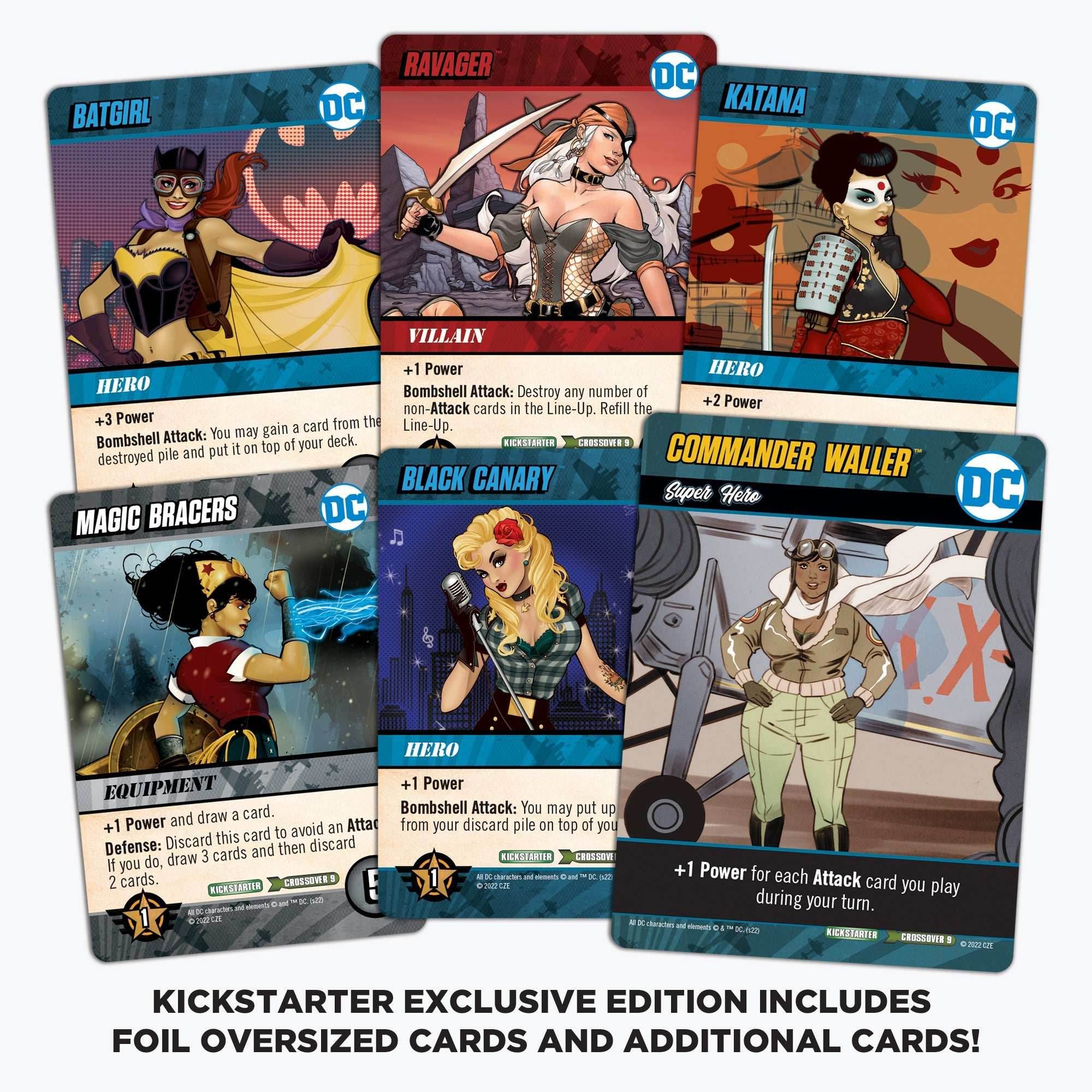 DC Deck-Building Game Crossover Pack 9: DC Bombshells (KICKSTARTER EDITION) - 