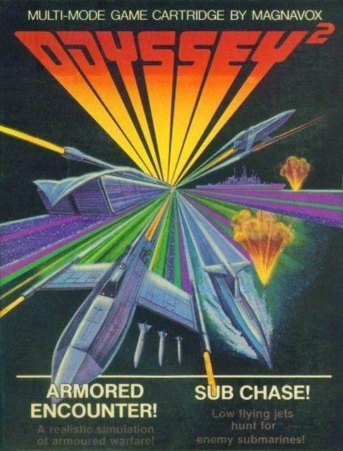 SubChase!/Armored Encounter! (Odyssey 2) - Game Manual Only