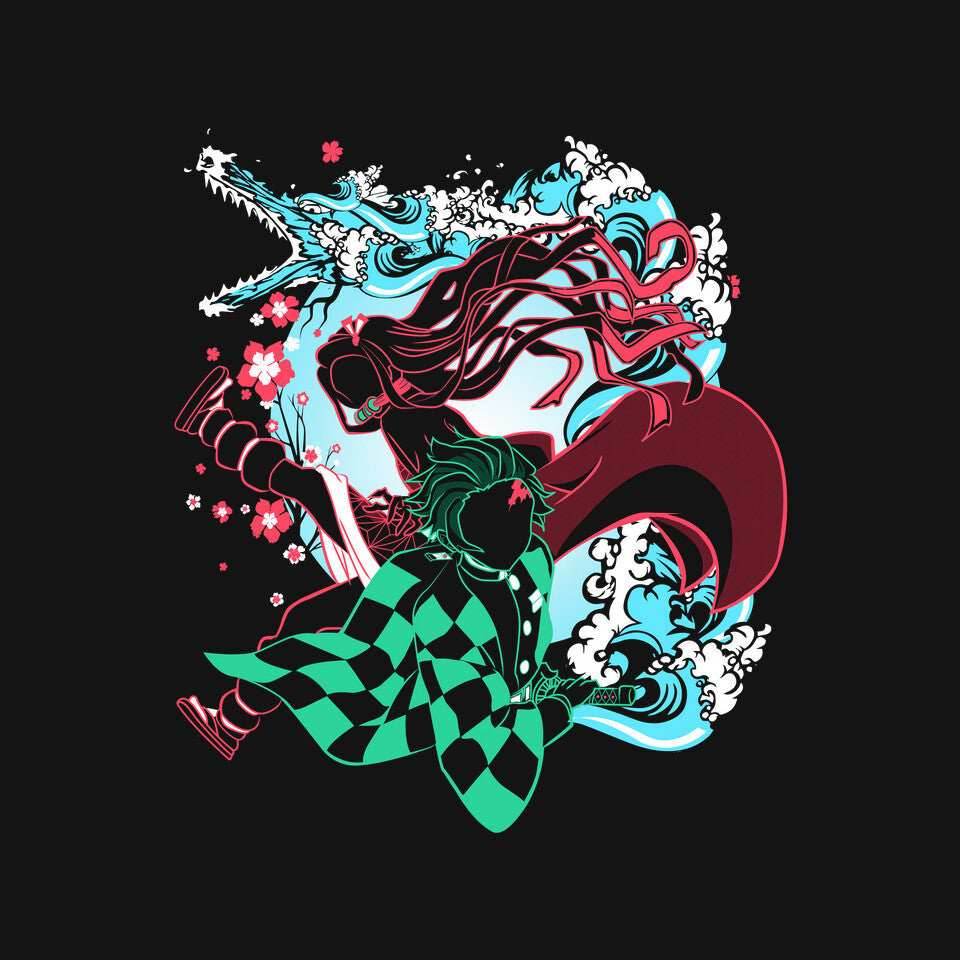 Demon Sister Slayer Brother - Unisex / Black / S