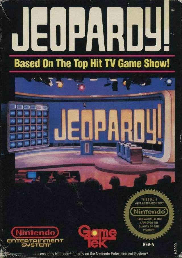 Jeopardy! (Nintendo NES) - Game Manual Only