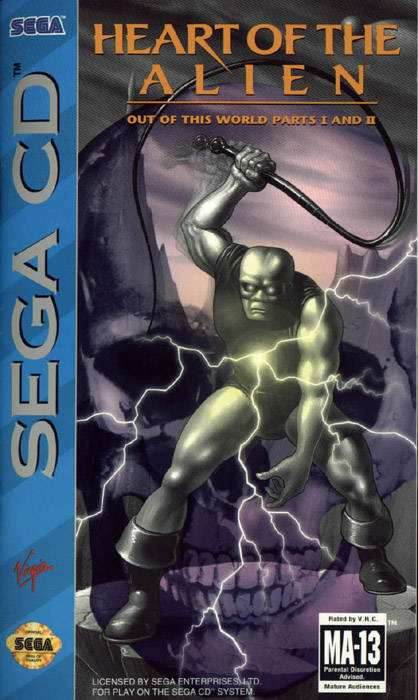 Heart of the Alien: Out of this World Parts I and II (Sega CD) - Game Manual Only