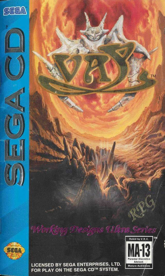 Vay (Sega CD) - Game Manual Only