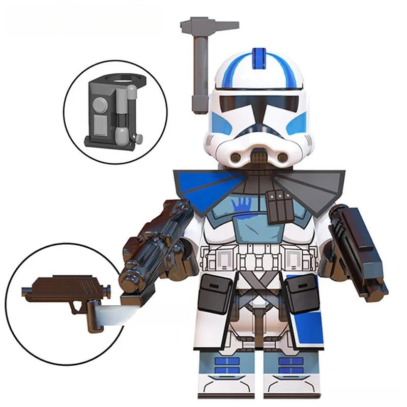 Echo 501st Legion Clone trooper Star Wars Lego Minifigures Custom Toys 2