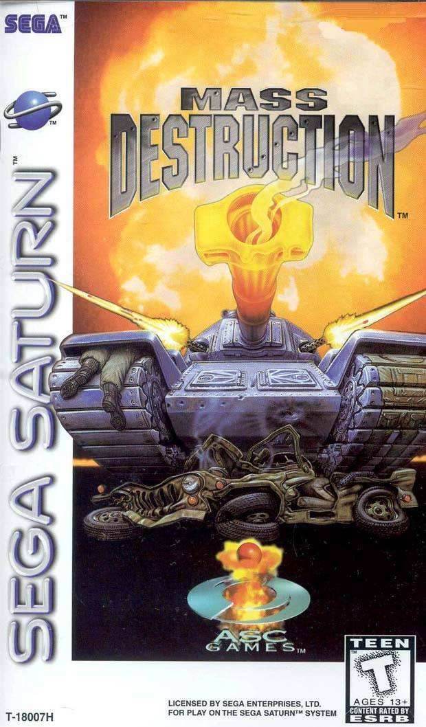 Mass Destruction (Sega Saturn) - Game Manual Only