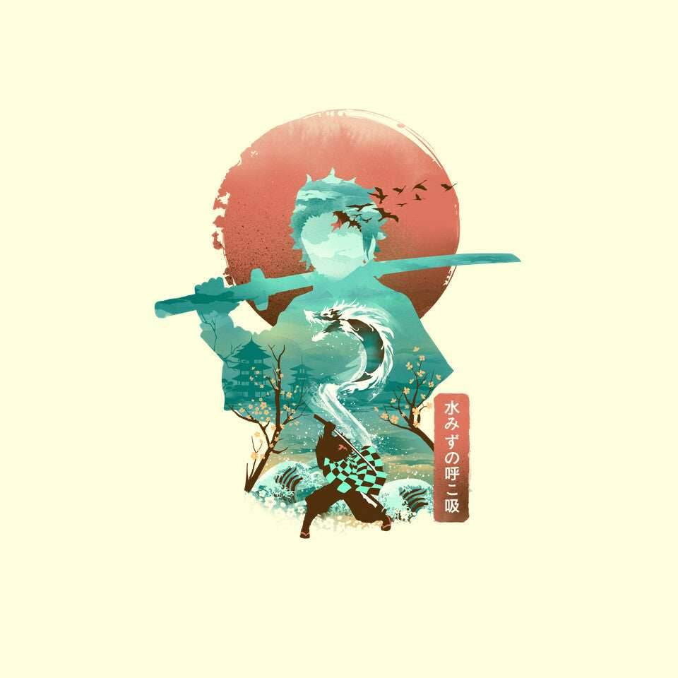 Breath of Water - None / Navy / 14x14