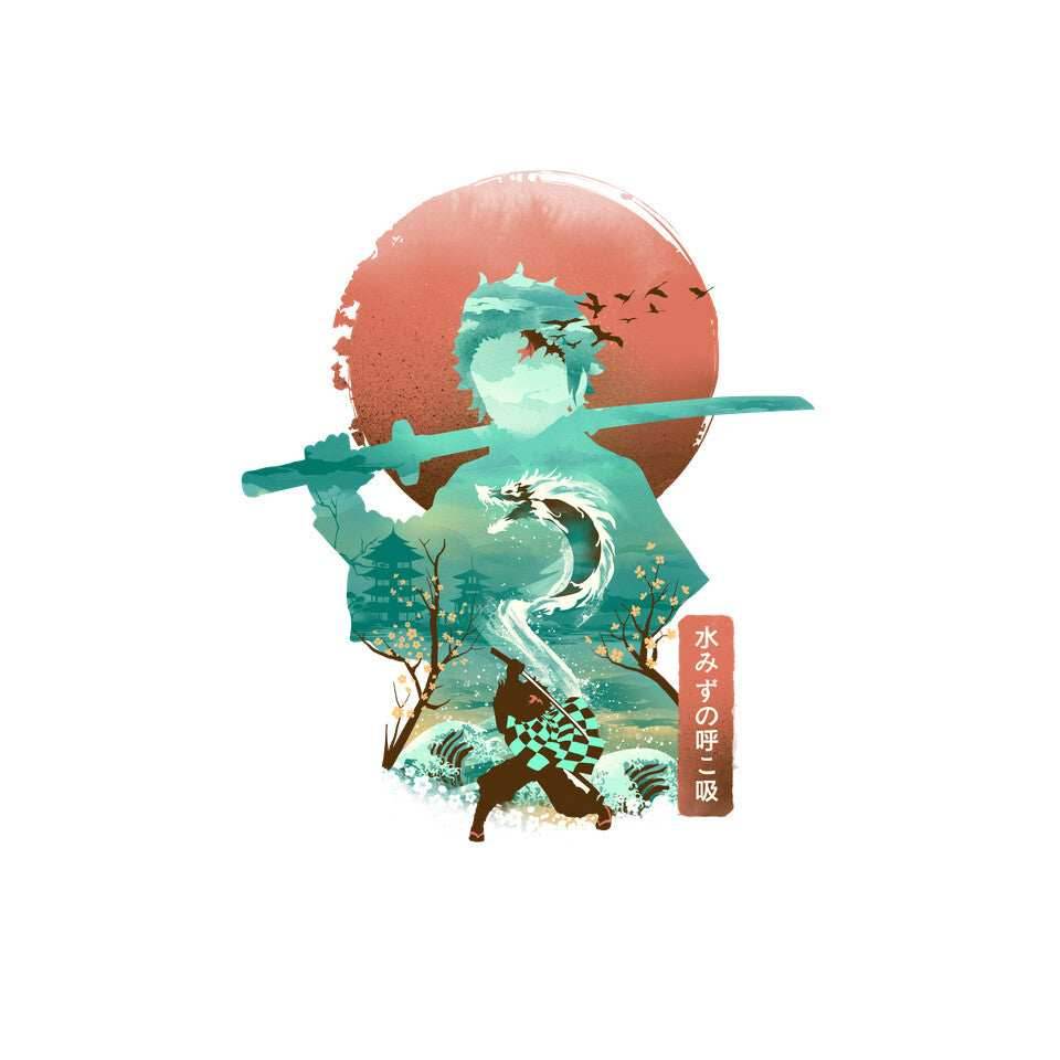 Breath of Water - None / Navy / 14x14