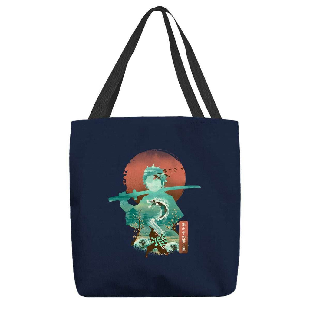 Breath of Water - None / Navy / 13x13