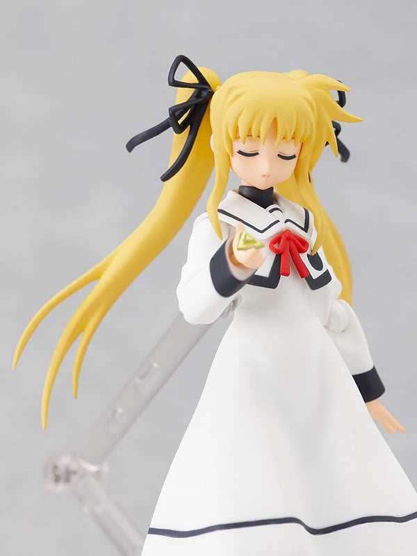 Magical Girl Lyrical Nanoha A's figma 062 Fate Testarossa: School Uniform ver. Figure (ふぃぐま ふぇいと・てすたろっさ せいふく ばーじょん) - 