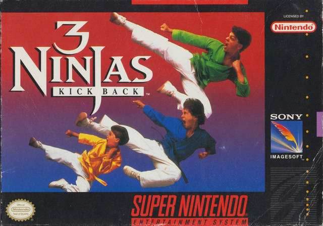 3 Ninja's Kick Back (Super Nintendo) - Game Manual Only
