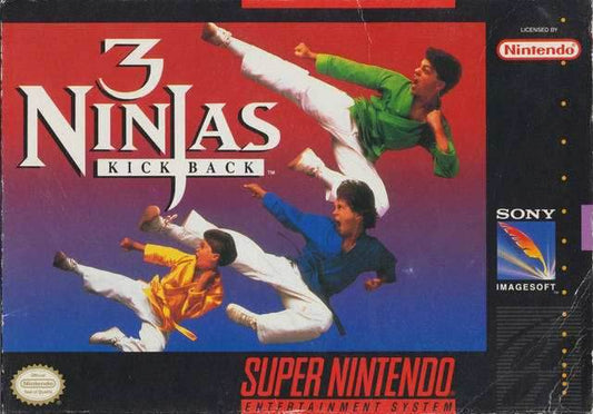 3 Ninja's Kick Back (Super Nintendo) - Game Manual Only