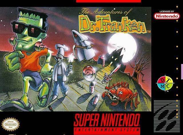 Adventures of Dr Franken (Super Nintendo) - Game Manual Only
