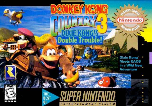 Donkey Kong Country 3: Dixie Kong's Double Trouble (Player's Choice) (Super Nintendo) - Game Manual Only