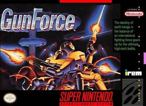 Gunforce (Super Nintendo) - Game Manual Only
