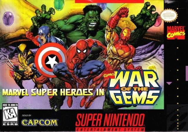 Marvel Super Heroes in War of the Gems (Super Nintendo) - Game Manual Only