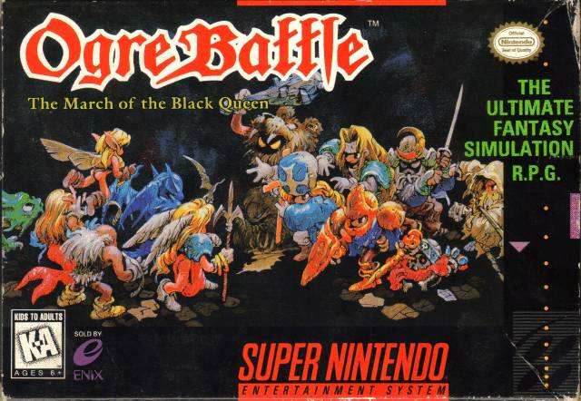 Ogre Battle The March of the Black Queen (Super Nintendo) - Game Manual Only
