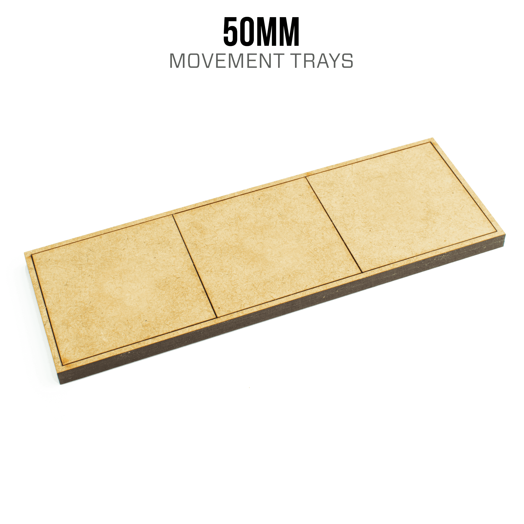 50mm Monstrous Infantry Movement Trays - 1 / 3 / Blank