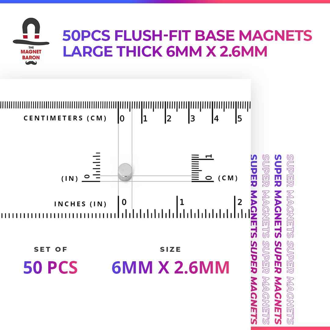 50pcs Flush-Fit Basing Magnets Star Wars Legion Compatible