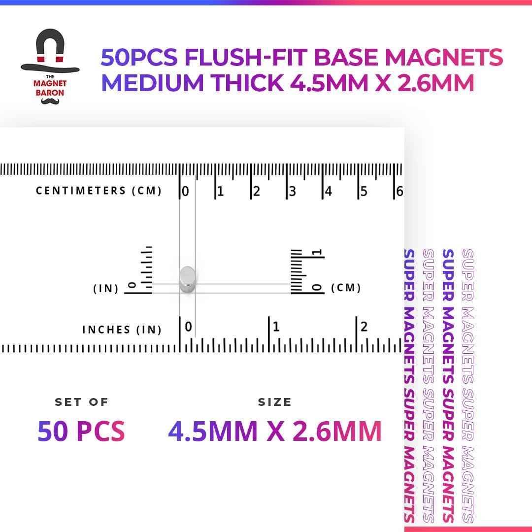 50pcs Flush-Fit Basing Magnets Star Wars Legion Compatible