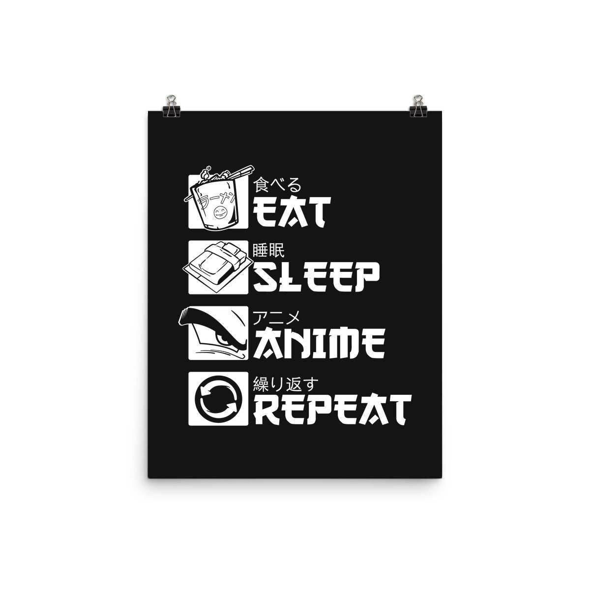 Rinse and Repeat - None / Red / 12x16