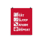 Rinse and Repeat - None / Red / 12x16