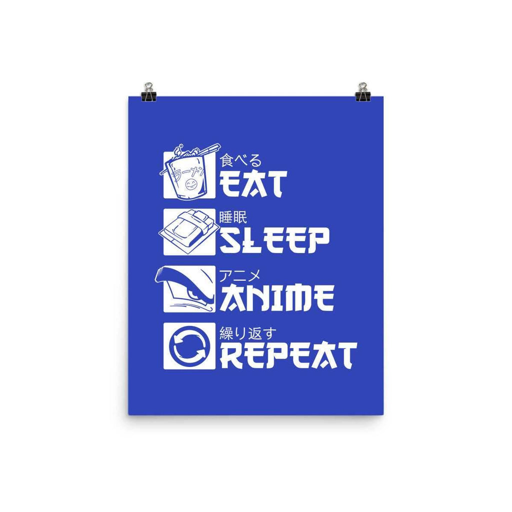 Rinse and Repeat - None / Red / 12x16