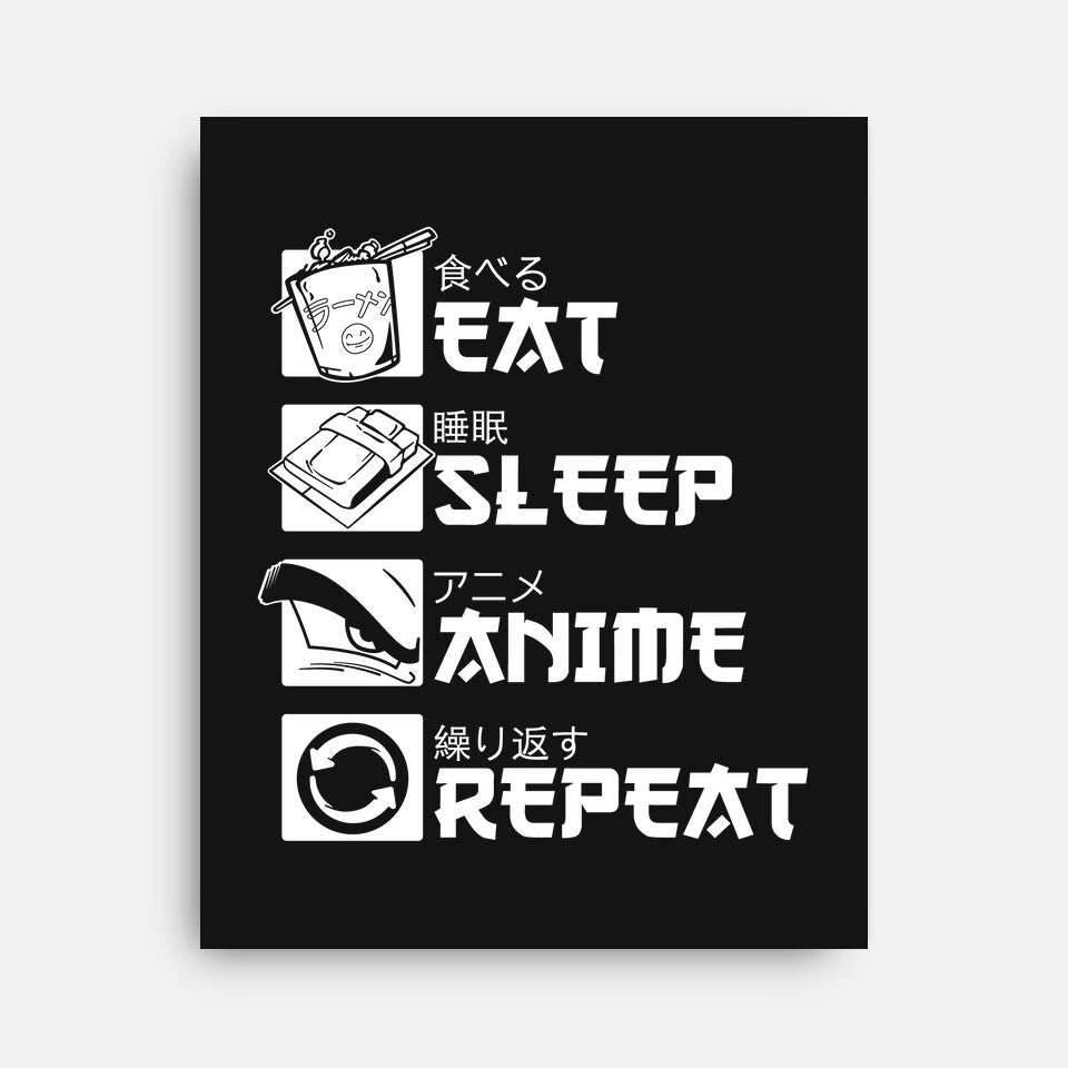 Rinse and Repeat - None / Red / 12x16