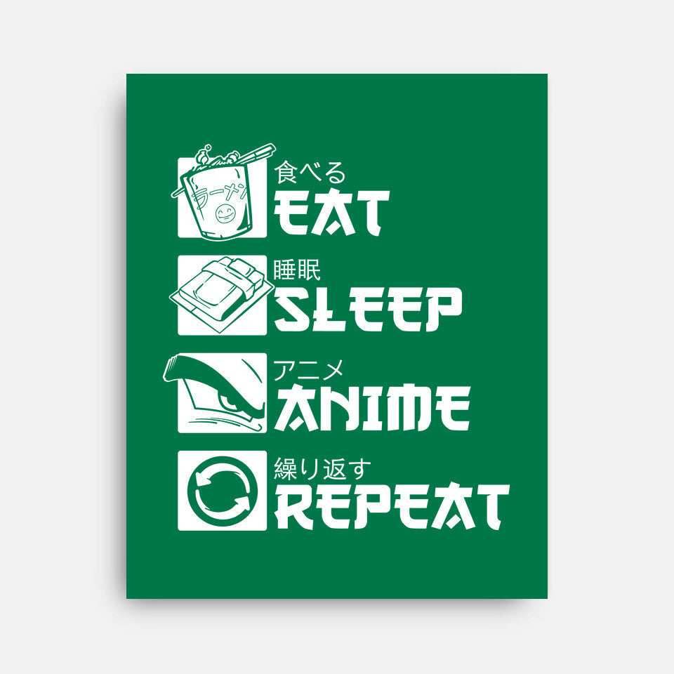 Rinse and Repeat - None / Red / 12x16