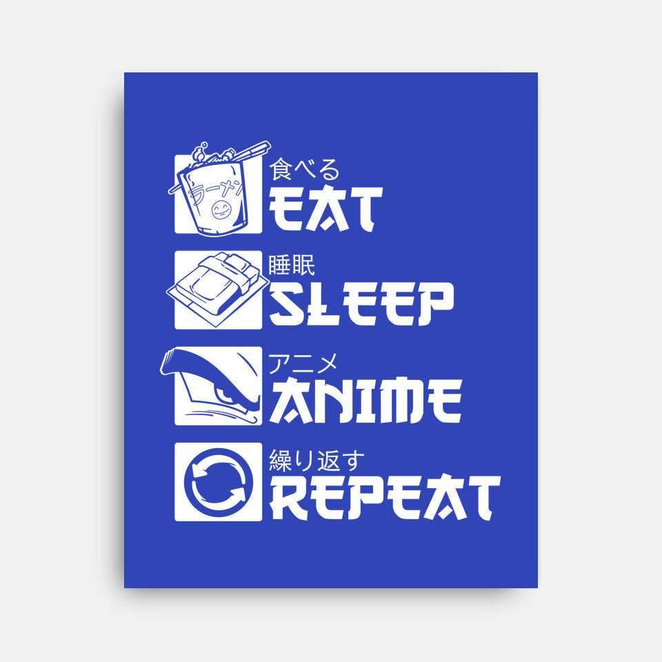 Rinse and Repeat - None / Red / 12x16