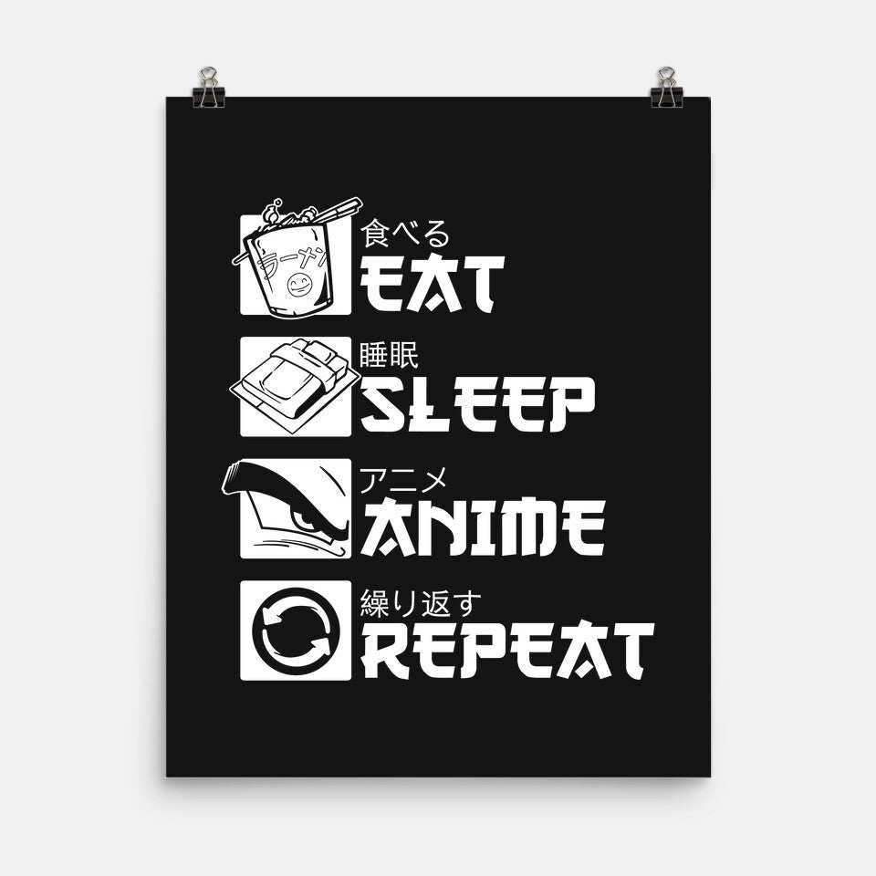 Rinse and Repeat - None / Red / 12x16