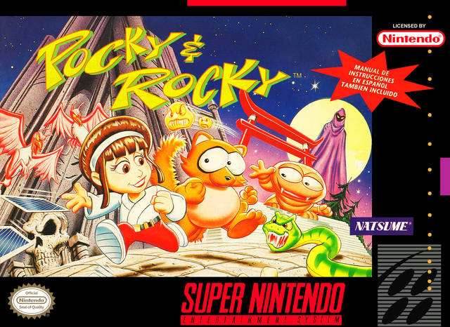 Pocky & Rocky (Super Nintendo) - Game Manual Only