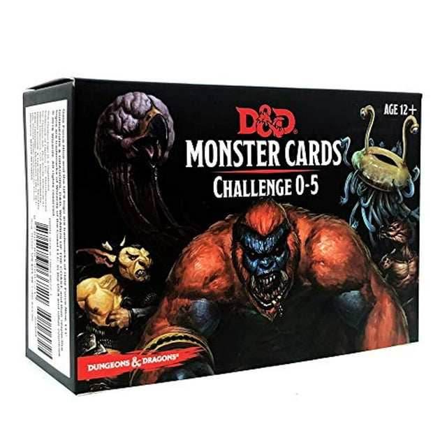 D&D: Monster Cards - Challenge 0-5 - 