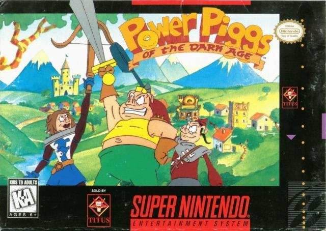 Power Piggs of the Dark Age (Super Nintendo) - Game Manual Only