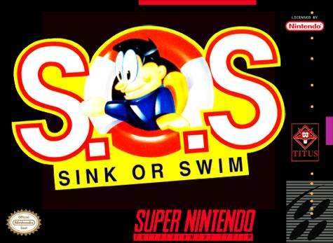 Sink or Swim (Super Nintendo) - Game Manual Only