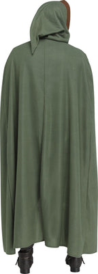 Woodland Warrior Robin Hood Cloak Adult Green Medieval Cape