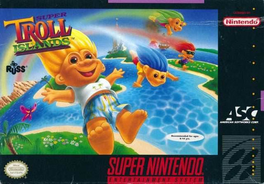 Super Troll Island (Super Nintendo) - Game Manual Only