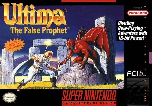 Ultima: The False Prophet (Super Nintendo) - Game Manual Only