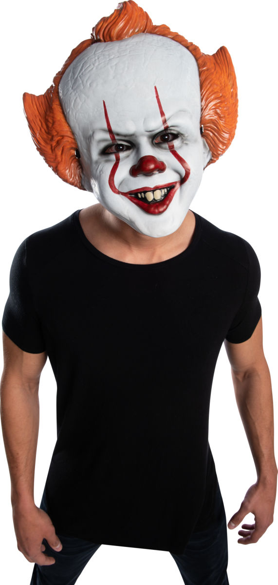 IT the Movie Chapter 2 Version Pennywise Adult Vacuform Mask