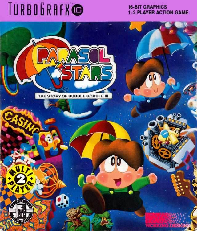 Parasol Stars (TurboGrafx-16) - Game Manual Only