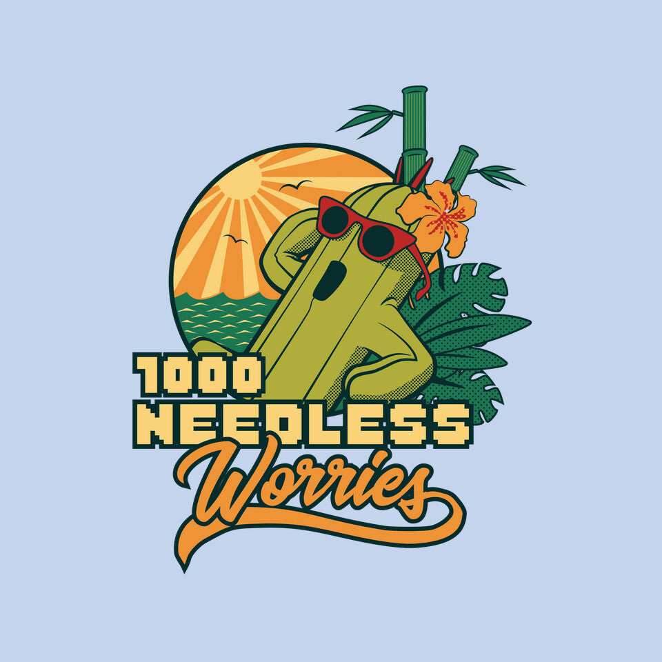 1000 Needless Worries - Mens / Turquoise / S