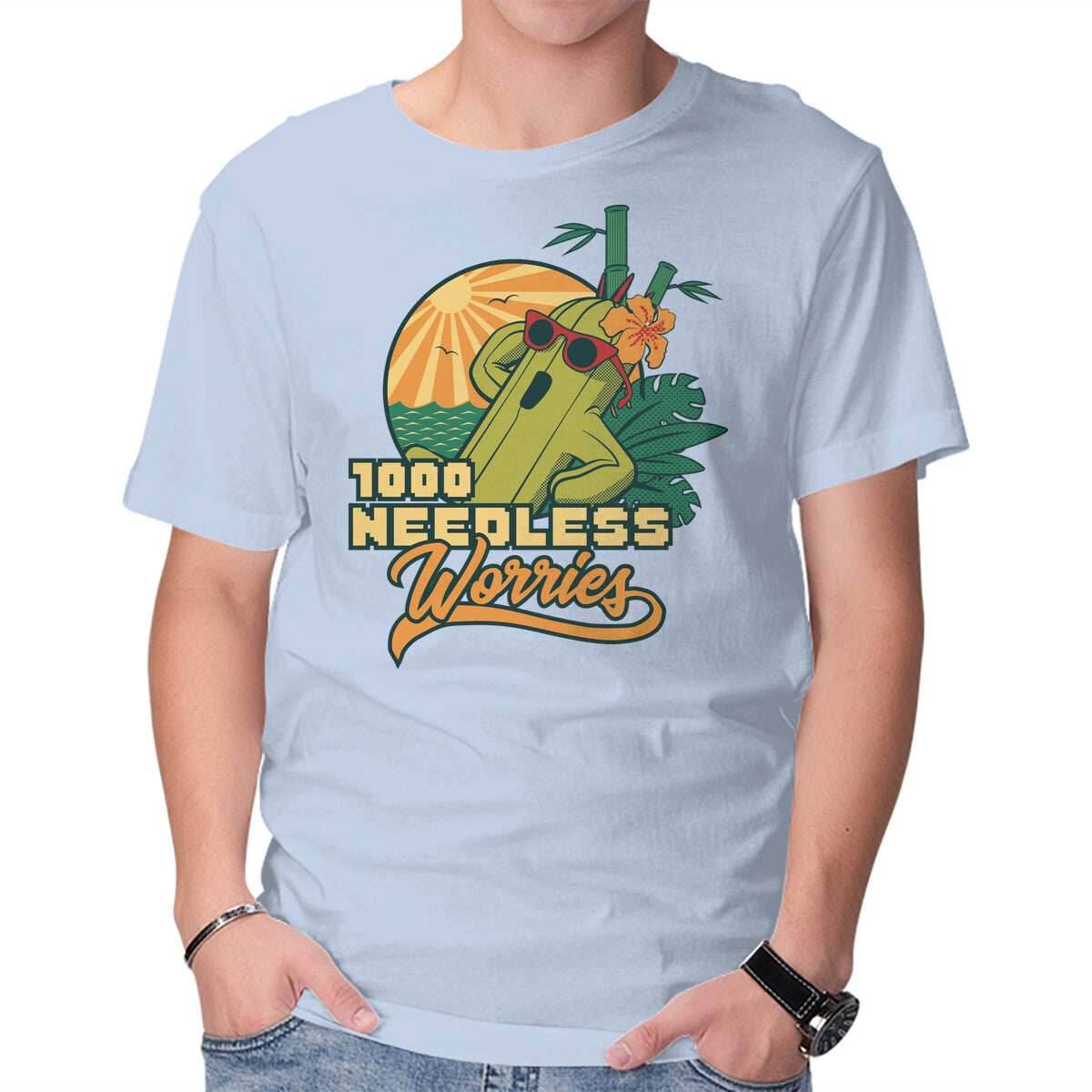 1000 Needless Worries - Mens / Powder Blue / S