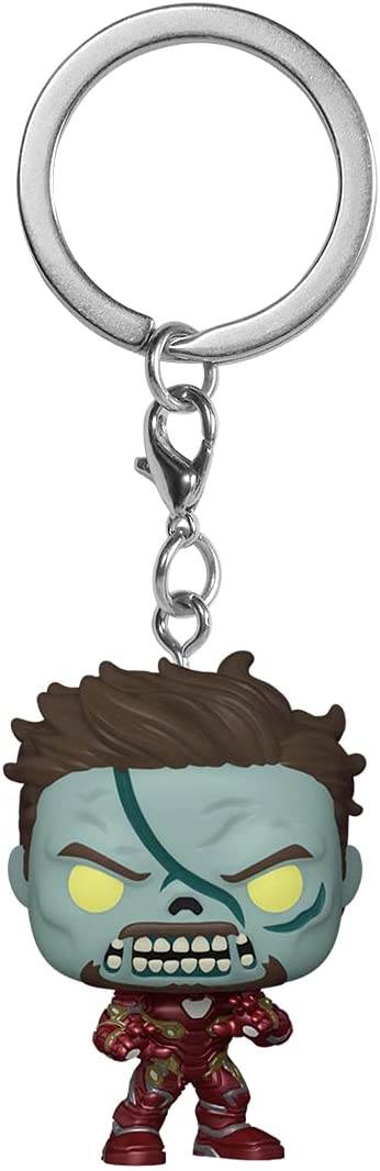 Funko Pop! Keychain Marvel What If? - Zombie Iron Man Vinyl Figure - 