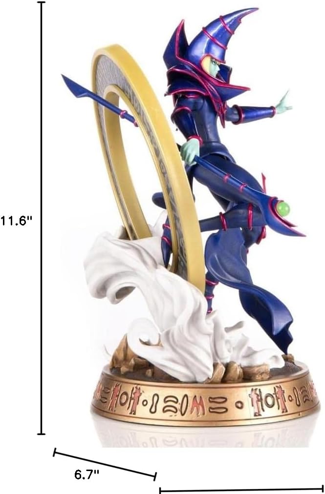 First 4 Figures Yu-Gi-Oh! Dark Magician Statue - Blue Variant PVC Figure 12 Inches