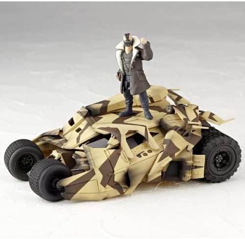 Kaiyodo Sci-Fi Revoltech #047: Batmobile Camouflage Tumbler Vehicle Figure - 