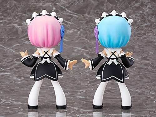 Fine Clover Re:Zero - Starting Life in Another World: Yurumari Rem & Ram Soft Vinyl Figures - 