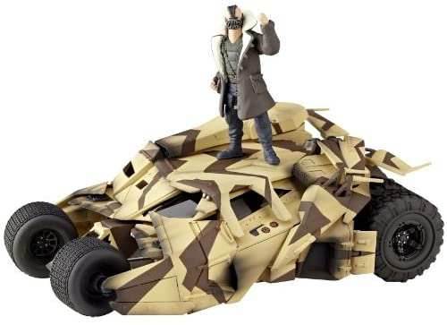 Kaiyodo Sci-Fi Revoltech #047: Batmobile Camouflage Tumbler Vehicle Figure - 